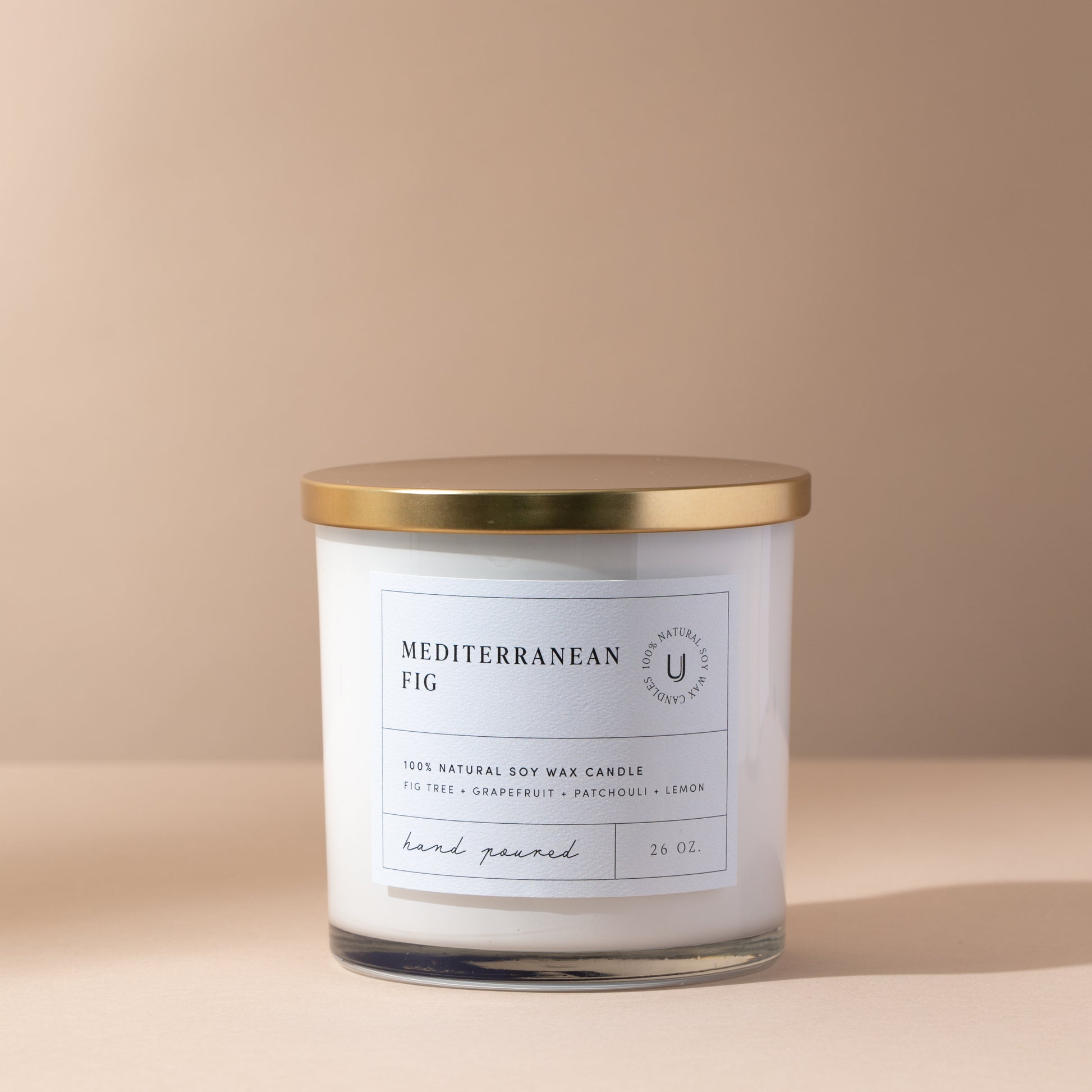 Mediterranean Fig Candle | 26 OZ | Product Detail Image 4 | Uncommon James Home
