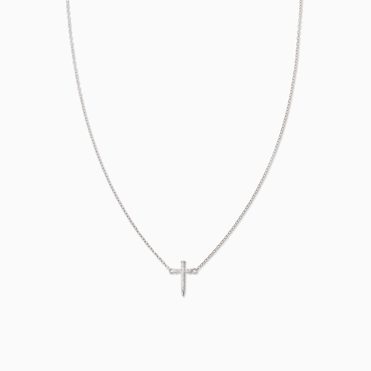 Simple Cross Chain Pendant Necklace in Gold | Uncommon James
