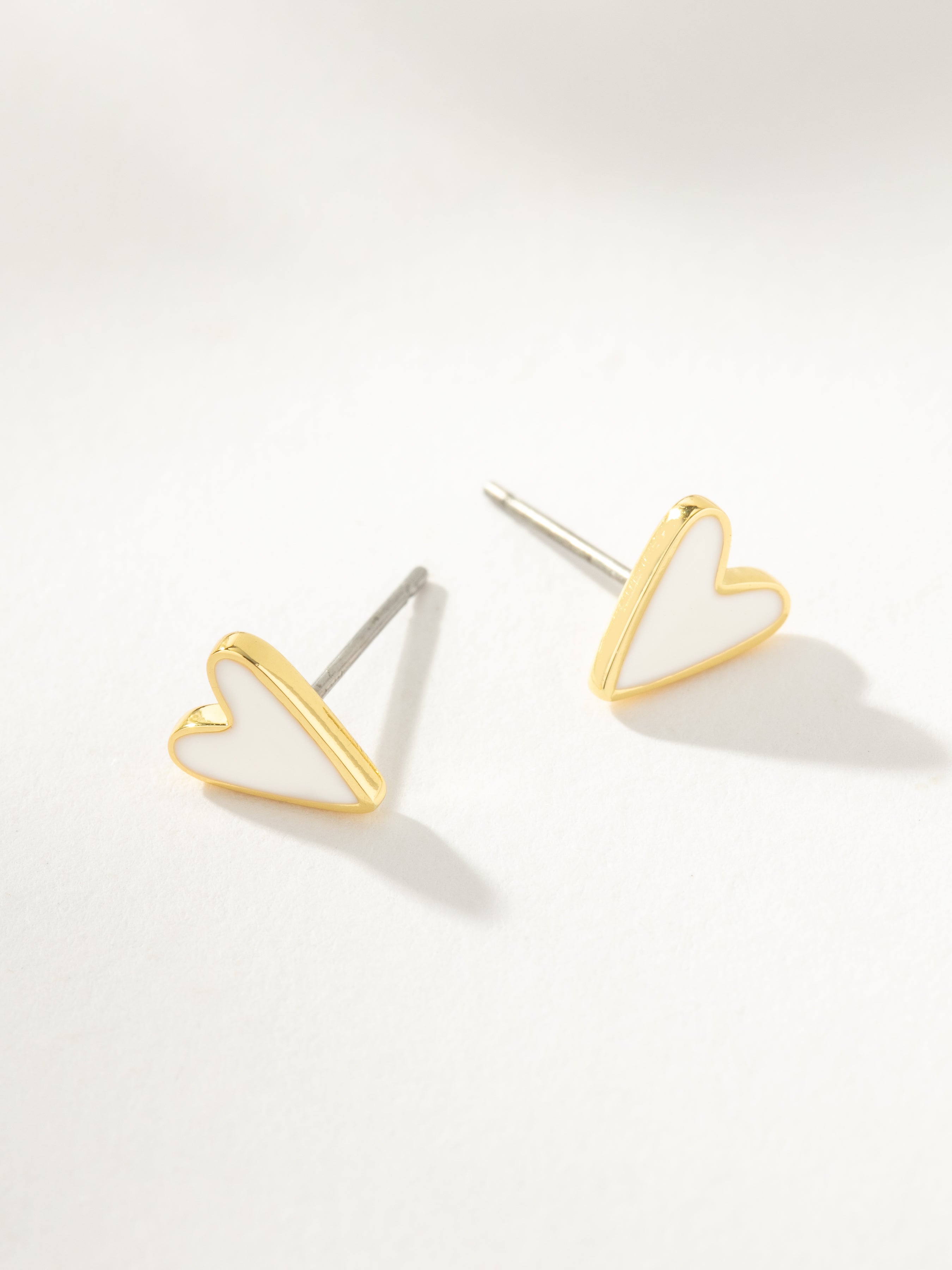 Shops Gold Heart Earrings