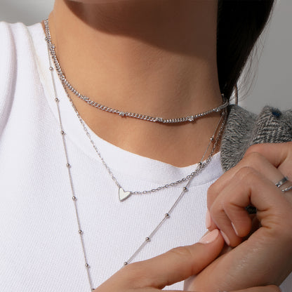 ["Pattern Necklace ", " Sterling Silver ", " Model Image ", " Uncommon James"]