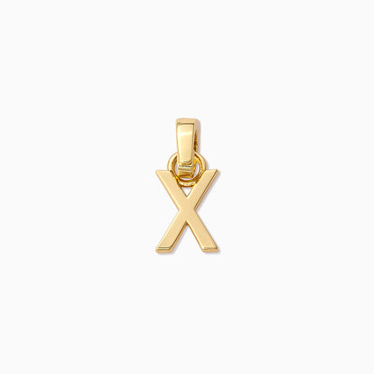 Letter Charm | Gold X | Product Image | Uncommon James