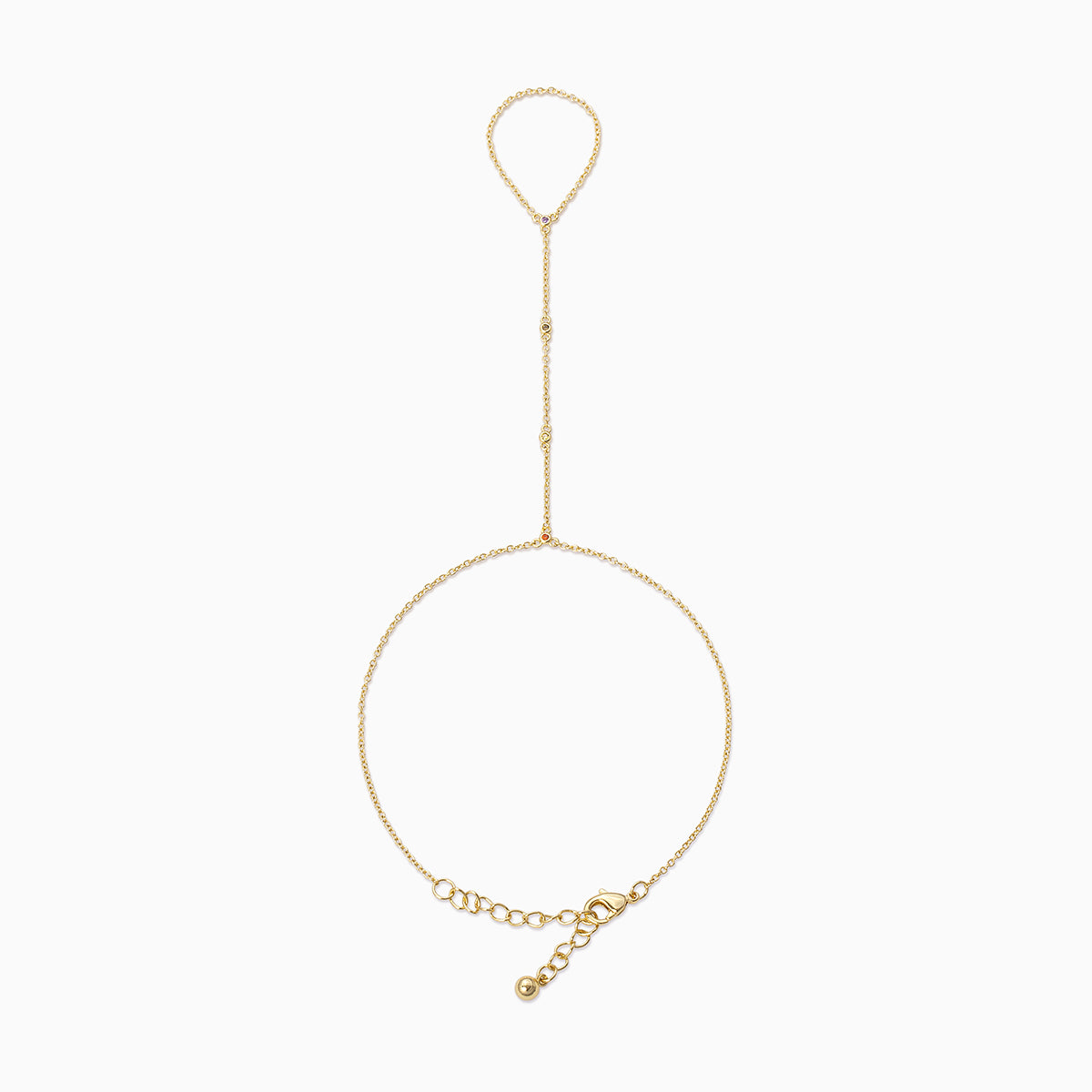 Brightside Dainty Hand Chain in Gold | Uncommon James