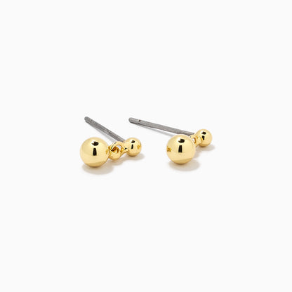 ["Move On Stud Earrings ", " Gold ", " Product Detail Image ", " Uncommon James"]