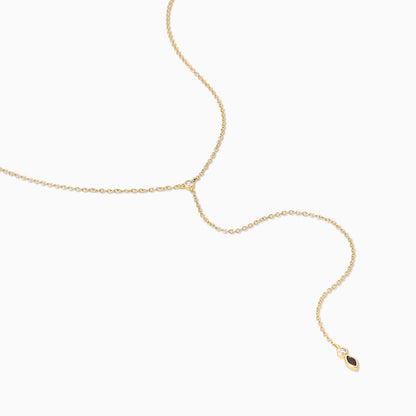 ["Rebellion Lariat Necklace ", " Gold ", " Product Detail Image ", " Uncommon James"]