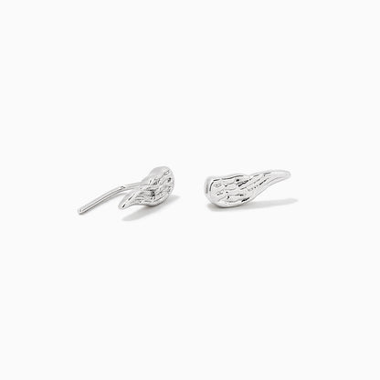 ["Angel Wings Ear Climber ", " Silver ", " Product Detail Image ", " Uncommon James"]