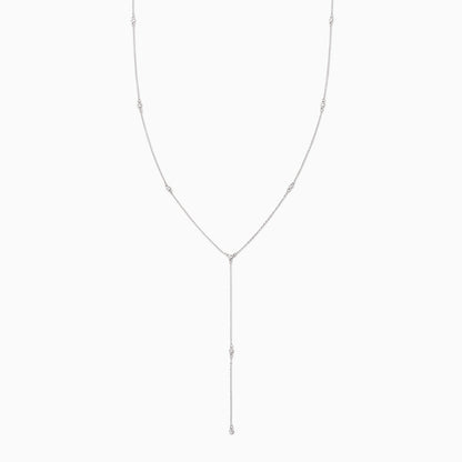 Icy Lariat Necklace | Silver | Product Image | Uncommon James