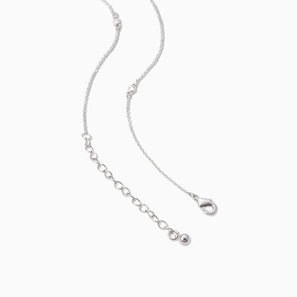 ["Icy Lariat Necklace ", " Silver ", " Product Detail Image 2 ", " Uncommon James"]