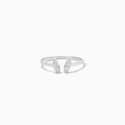 ["Angel Wings Ring ", " Silver ", " Product Image ", " Uncommon James"]
