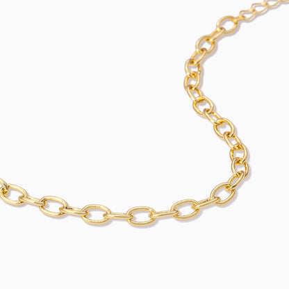 ["Standard Cable Chain Bracelet ", " Gold ", " Product Detail Image ", " Uncommon James"]