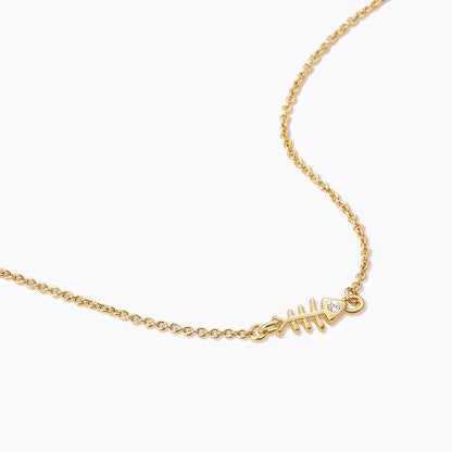 ["Fish Bone Chain Bracelet ", " Gold ", " Product Detail Image ", " Uncommon James"]