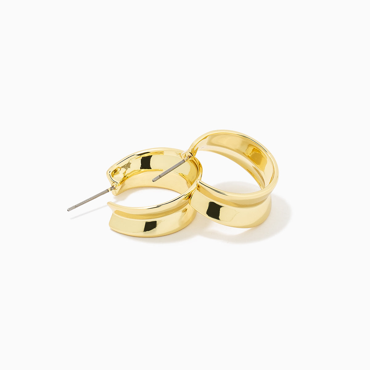 Bold Balance Hoop Earrings | Gold | Product Detail Image | Uncommon James