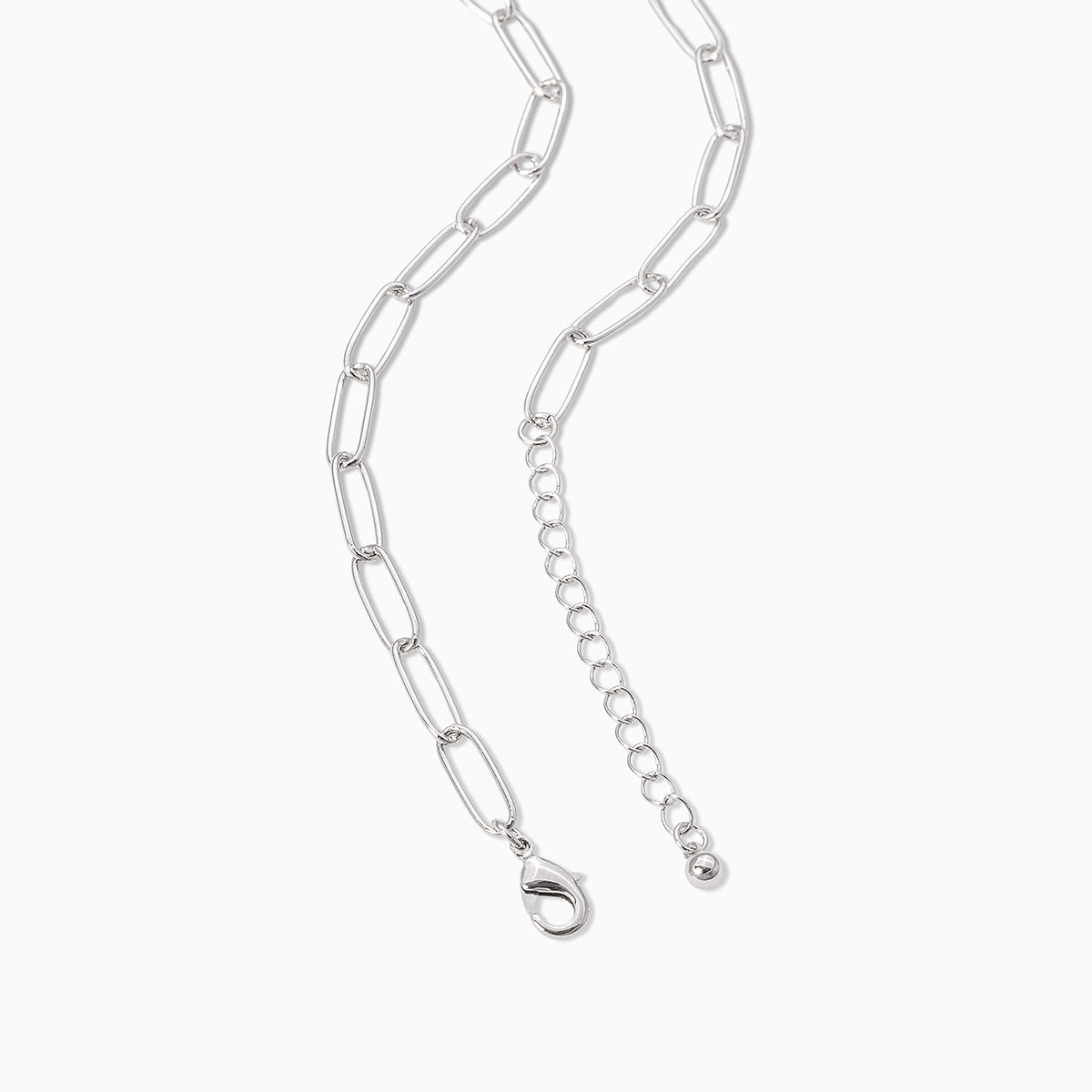 Cursive Initial Necklace | Silver | Product Detail Image 3 | Uncommon James