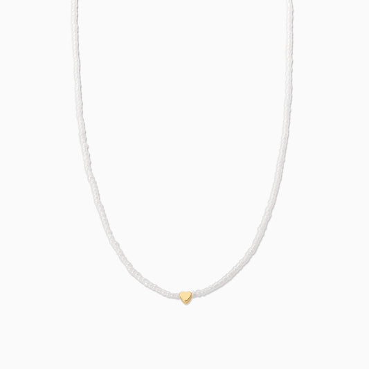 With Love Beaded Necklace | Gold | Product Image | Uncommon James