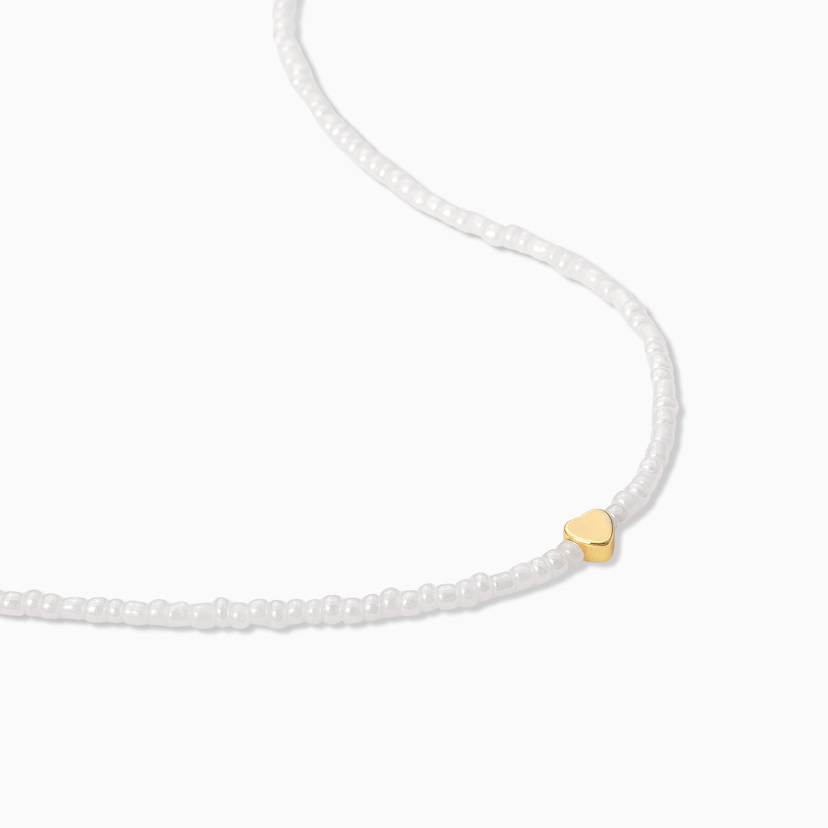 With Love Beaded Necklace | Gold | Product Detail Image | Uncommon James