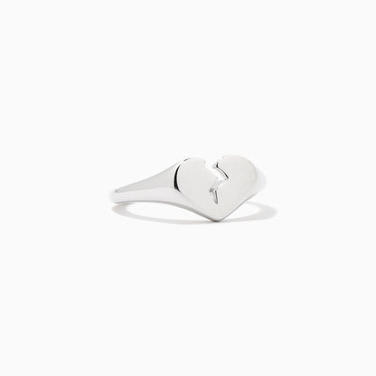 Broken Heart Ring | Sterling Silver | Product Detail Image | Uncommon James
