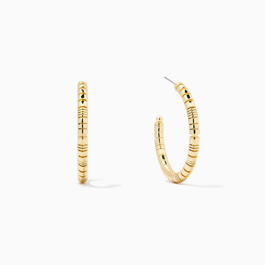 Next Level Hoop Earrings | Gold | Product Image | Uncommon James