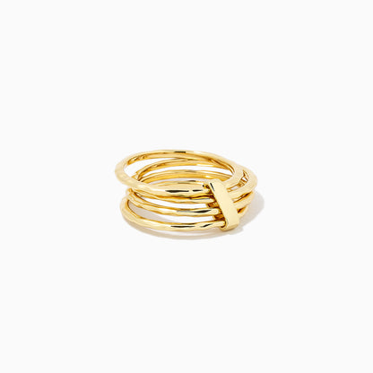 ["Bar None Layered Ring ", " Gold ", " Product Detail Image 2 ", " Uncommon James"]