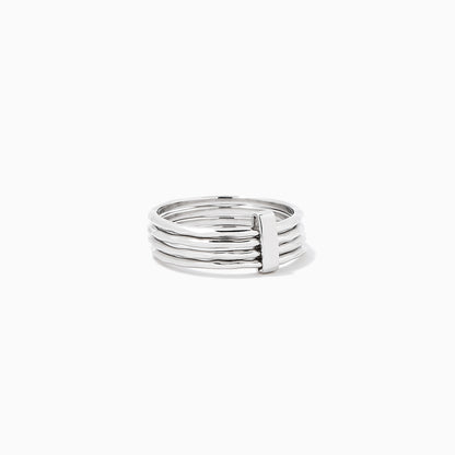 ["Bar None Layered Ring ", " Silver ", " Product Detail Image ", " Uncommon James"]