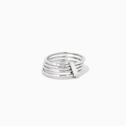 ["Bar None Layered Ring ", " Silver ", " Product Detail Image 2 ", " Uncommon James"]