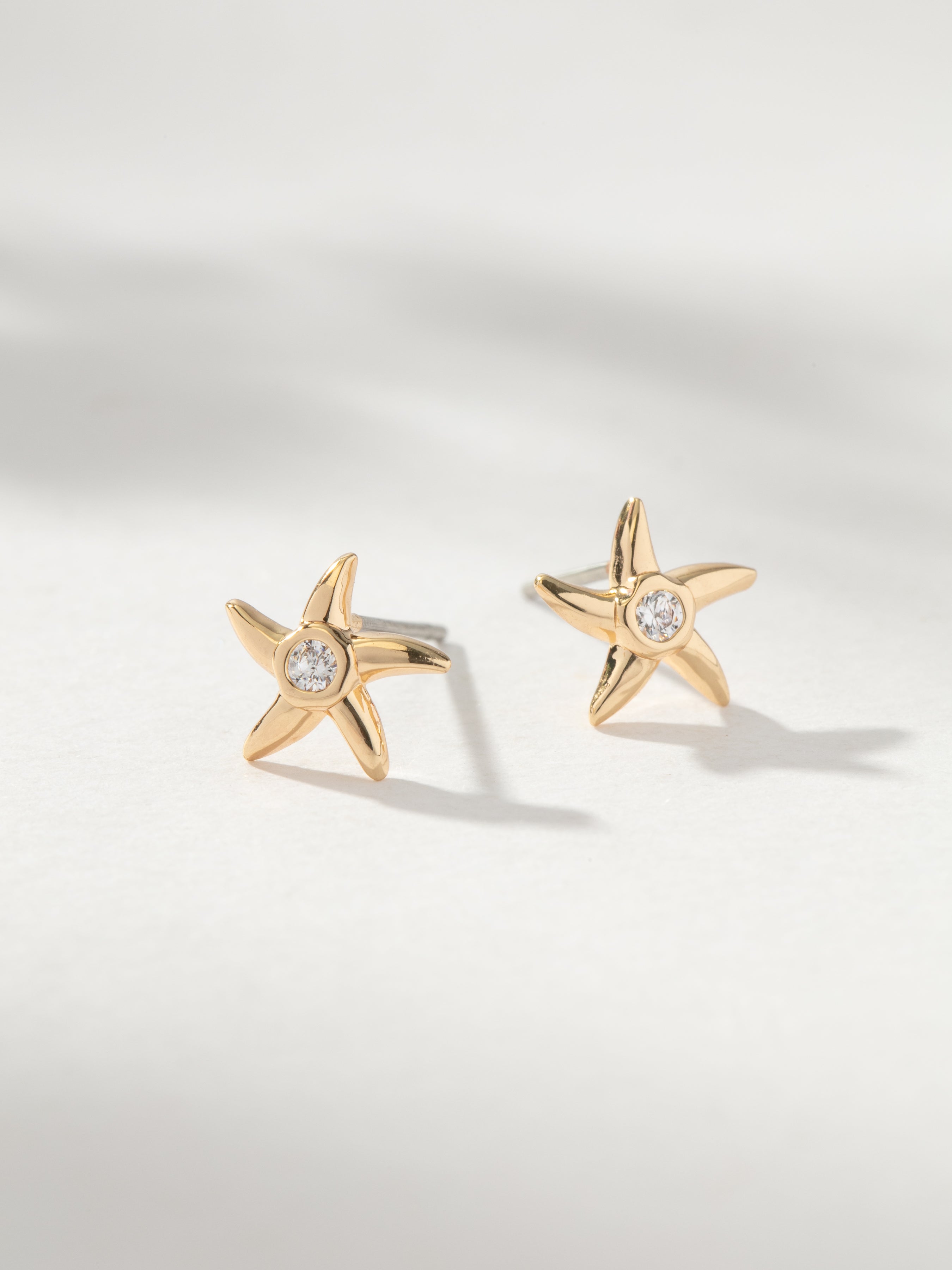 Gold Starfish Stud Earrings | Starfish Earrings | Uncommon James