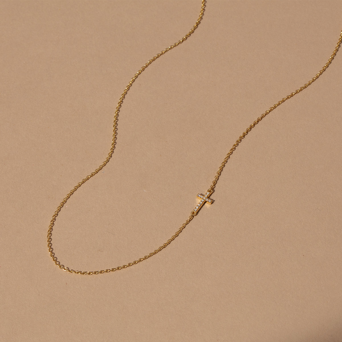 Anna's Layered Necklace with 18k Gold