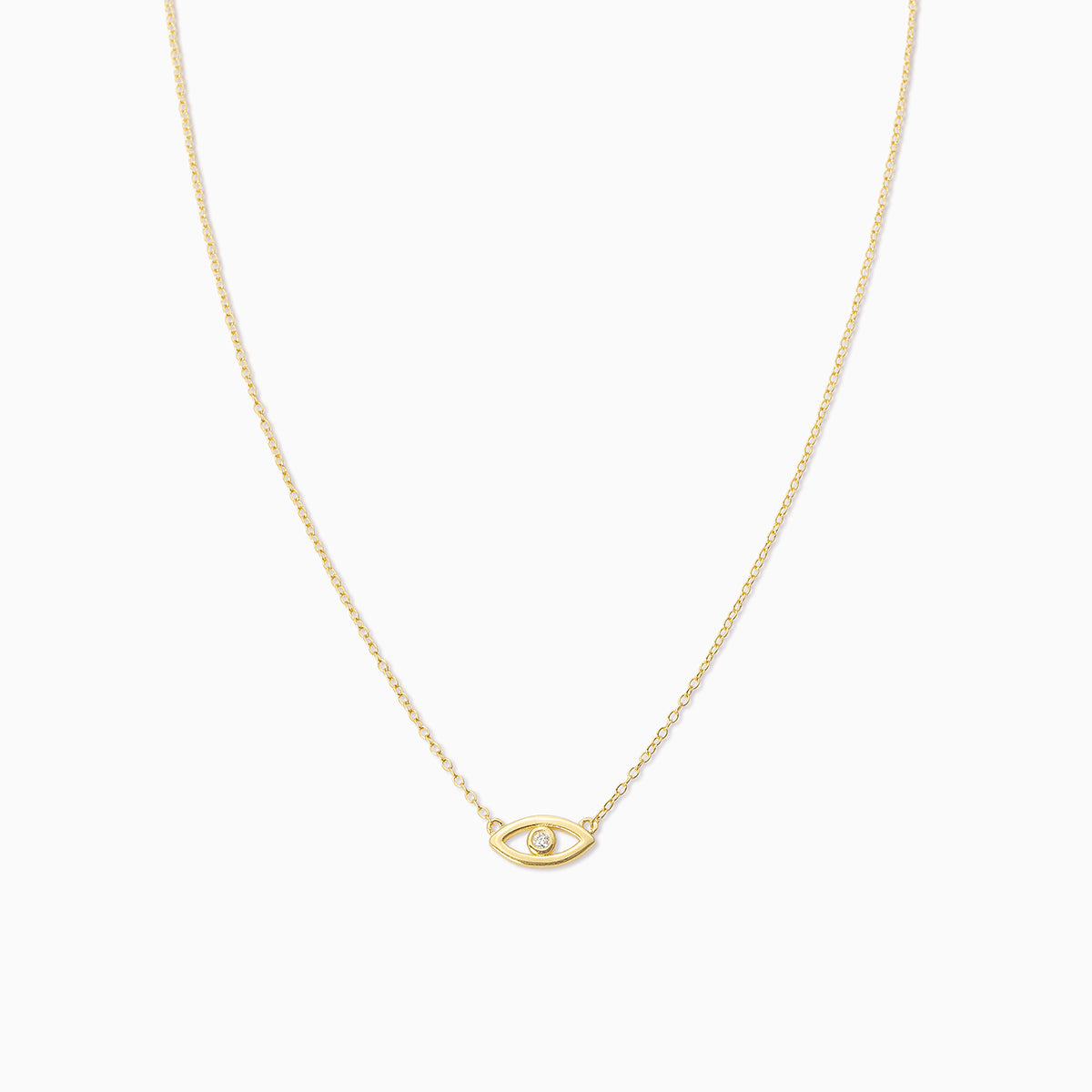 Evil Eye Vermeil Necklace | Gold | Product Detail Image | Uncommon James