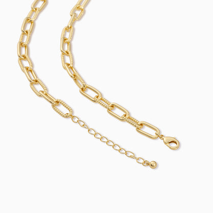 ["Double Linked Chain Necklace ", " Gold ", " Product Detail Image 2 ", " Uncommon James"]