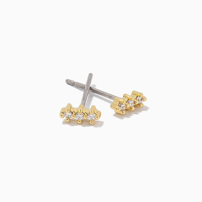 ["Easy Stud Earrings ", " Gold ", " Product Detail Image ", " Uncommon James"]