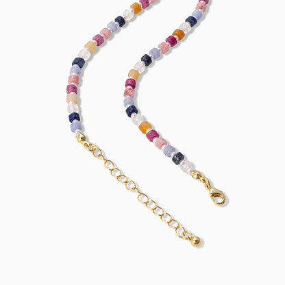 ["Colored Bead Necklace ", " Gold ", " Product Detail Image 2 ", " Uncommon James"]