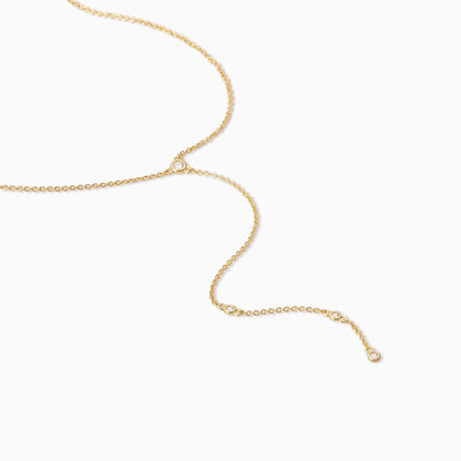 ["Soft Touch Lariat Necklace ", " Gold ", " Product Detail Image ", " Uncommon James"]