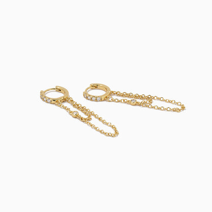 ["Be Extra Chain Huggies ", " Gold ", " Product Detail Image ", " Uncommon James"]