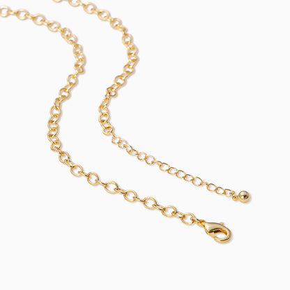 ["Circle Chain Lariat Necklace ", " Gold ", " Product Detail Image 2 ", " Uncommon James"]