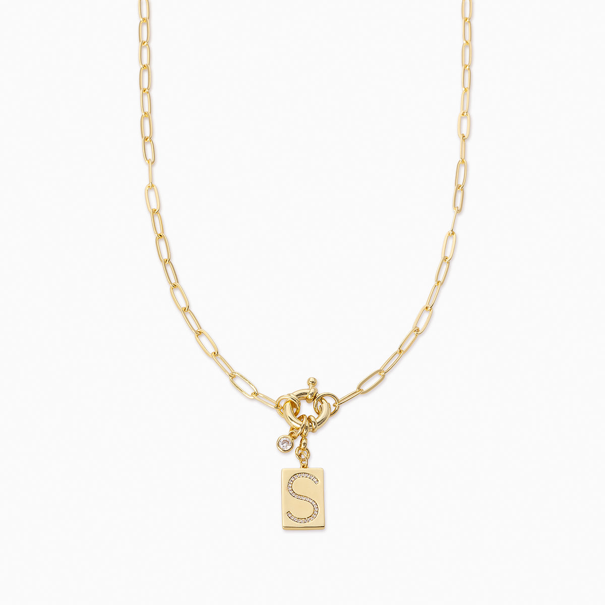 Initial Chain Necklace | Gold S | Product Image | Uncommon James