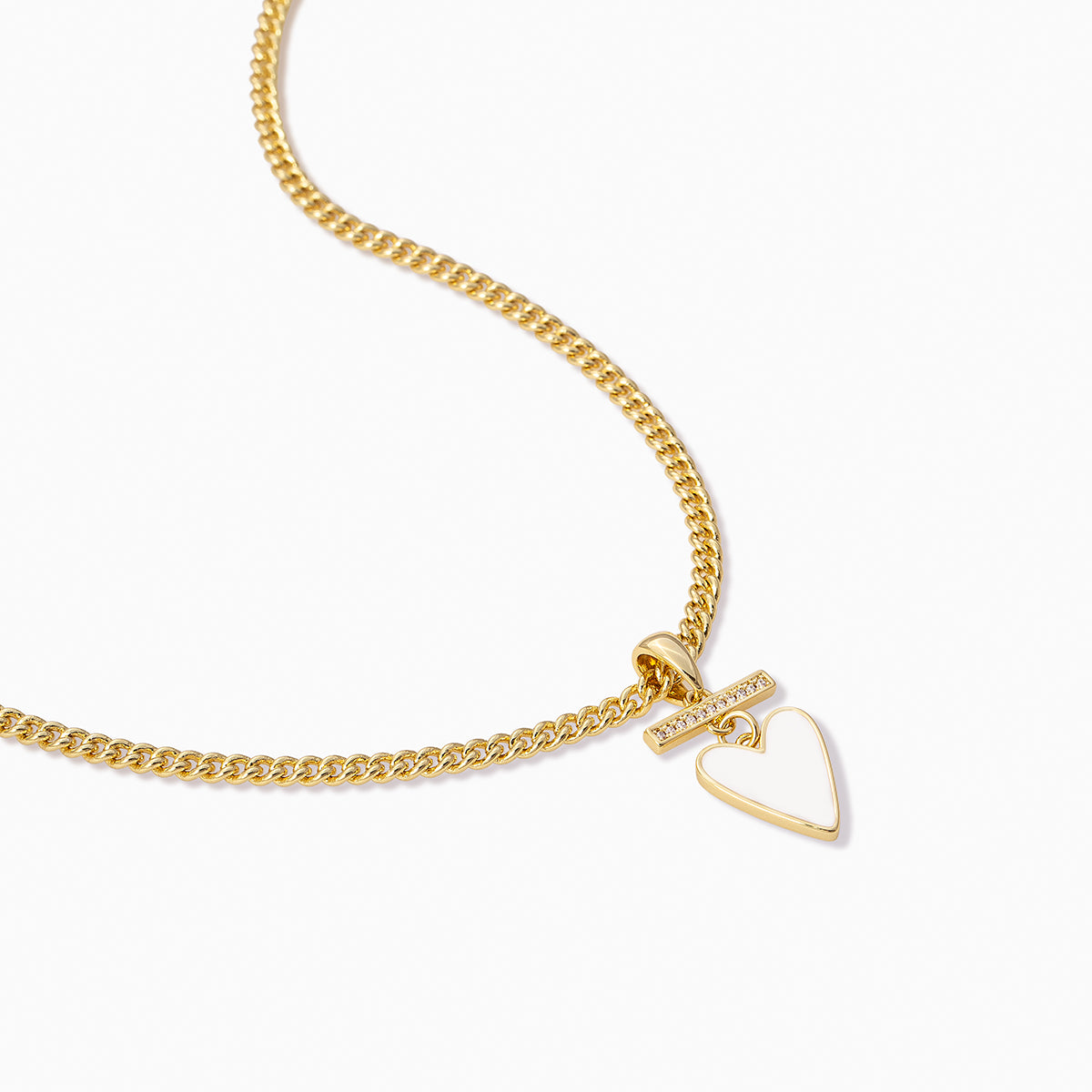 Pure Heart Necklace | Gold | Product Detail Image | Uncommon James
