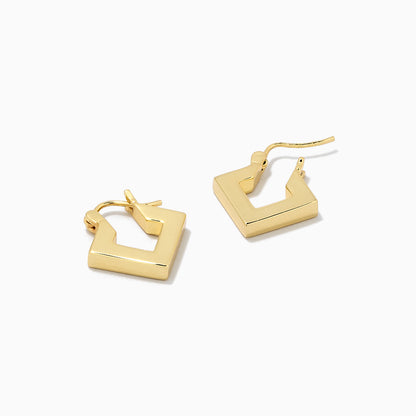 ["Breaking Point Earrings ", " Gold ", " Product Detail Image ", " Uncommon James"]