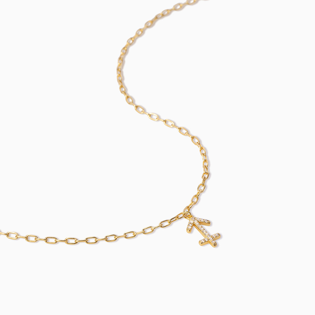 Zodiac Icon Chain Necklace | Gold Aquarius Gold Aries Gold Cancer Gold Capricorn Gold Gemini Gold Leo Gold Libra Gold Pisces Gold Sagittarius Gold Scorpio Gold Taurus Gold Virgo | Product Detail Image | Uncommon James