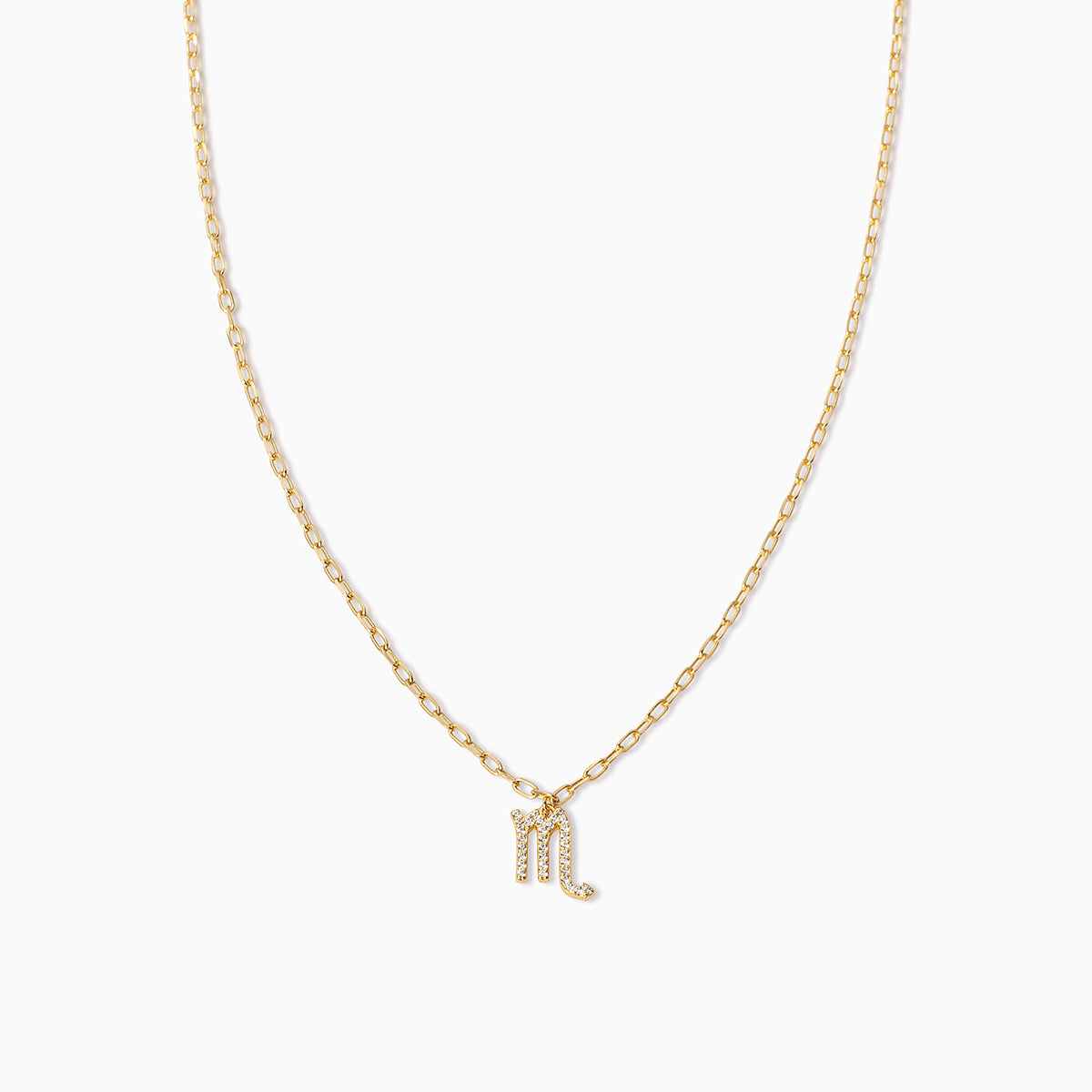Zodiac Icon Chain Necklace | Gold Scorpio | Product Image | Uncommon James