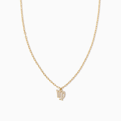 Zodiac Icon Chain Necklace | Gold Virgo | Product Image | Uncommon James