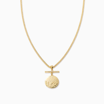 ["Zodiac Pendant Necklace ", " Gold Virgo ", " Product Image ", " Uncommon James"]