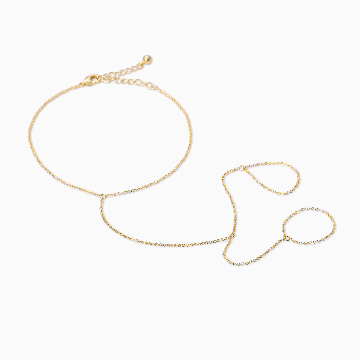 Love GOLD 9ct Gold Triple Layer Rope Chain Bracelet