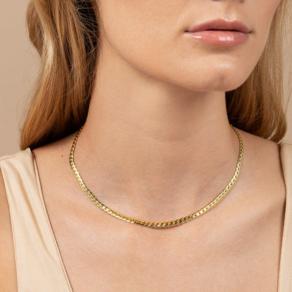 ["Renaissance Necklace ", " Gold ", " Model Image ", " Uncommon James"]