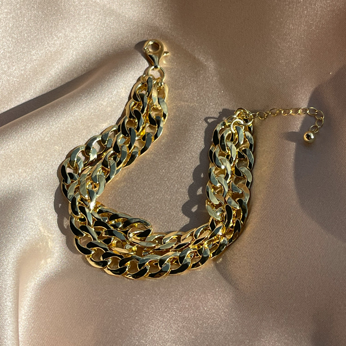 Name Bracelet in 18K Gold Vermeil