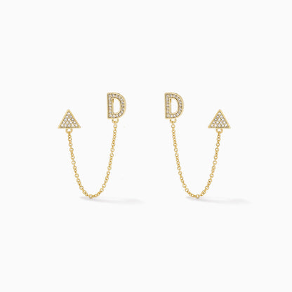 Initial Ear Climber | Gold D | Product Image | Uncommon James