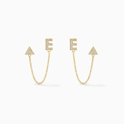 Initial Ear Climber | Gold E | Product Image | Uncommon James