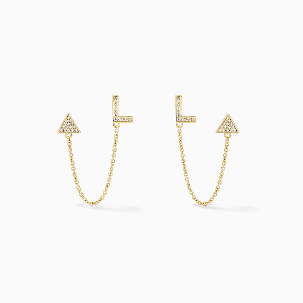 Initial Ear Climber | Gold L | Product Image | Uncommon James