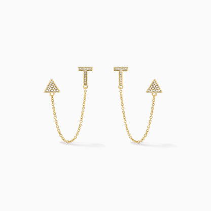 Initial Ear Climber | Gold T | Product Image | Uncommon James