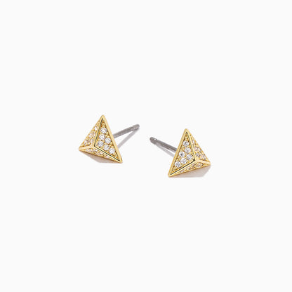 ["Madison Stud Earrings ", " Gold ", " Product Detail Image ", " Uncommon James"]