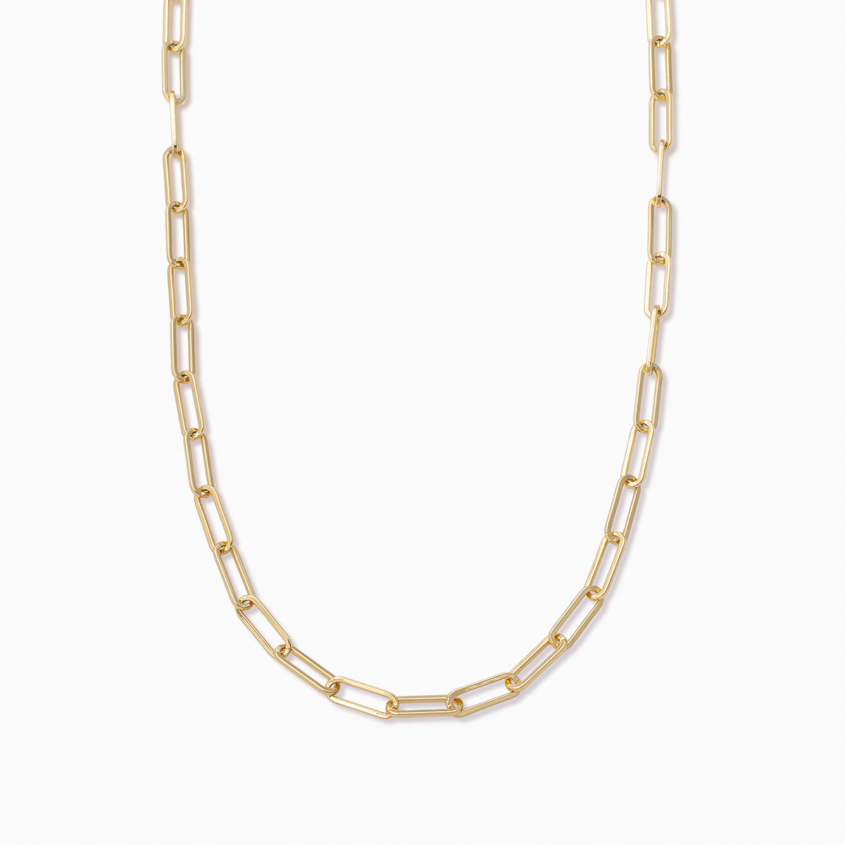 Thin Linked Up Necklace | Gold Shorter | Product Image | Uncommon James