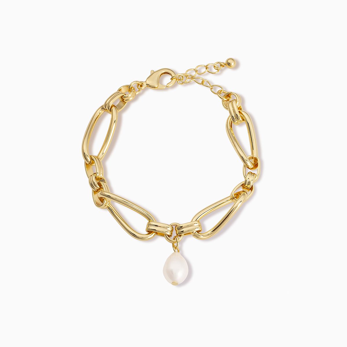 Chain Bracelet with Pearl | Gold | Product Image | Uncommon James