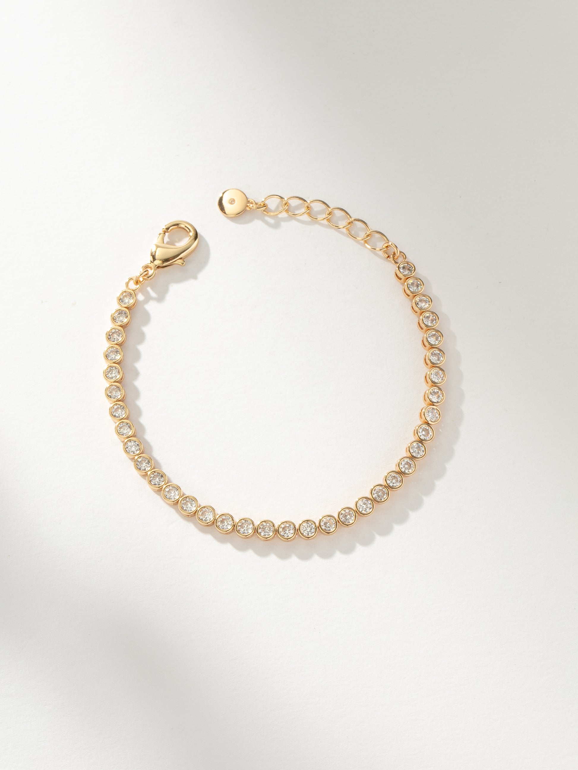 Fairy Bezel Tennis Bracelet | Gold | Product Image | Uncommon James